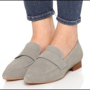 Jeffrey Campbell Grey Suede Loafer